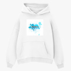 Толстовка худи оверсайз