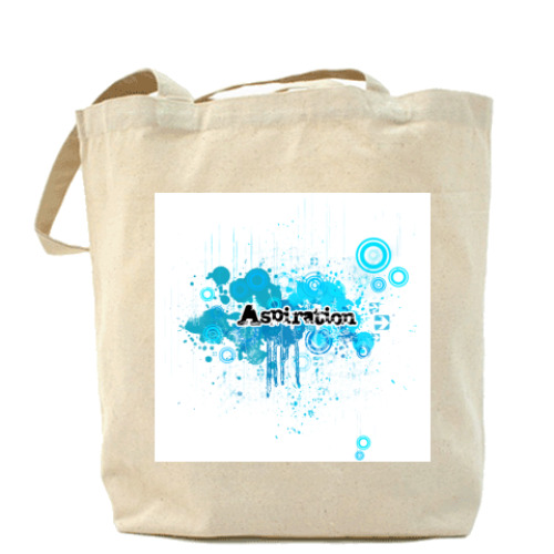 Сумка шоппер с принтом Aspiration