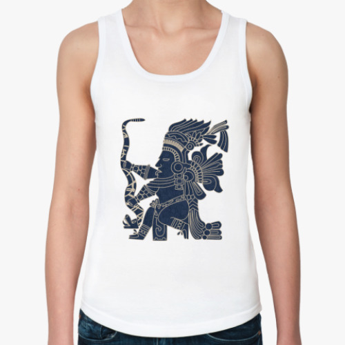 Женская майка с принтом Индеец