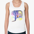 Сова пьет кофе