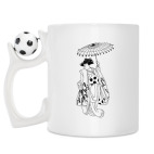Кружка с футбольным мячиком