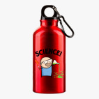 Металлическая бутылка 400 мл UV-DTF