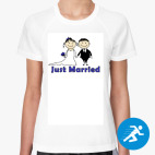 Женская спортивная футболка