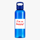 Прозрачная спортивная бутылка