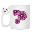 Кружка с футбольным мячиком