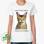 Женская футболка органик