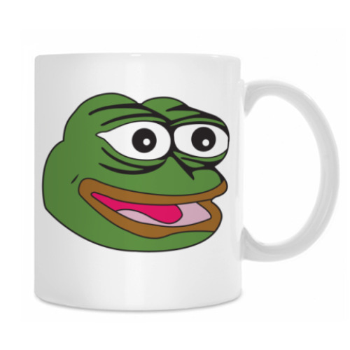 Кружка с принтом Funny Pepe