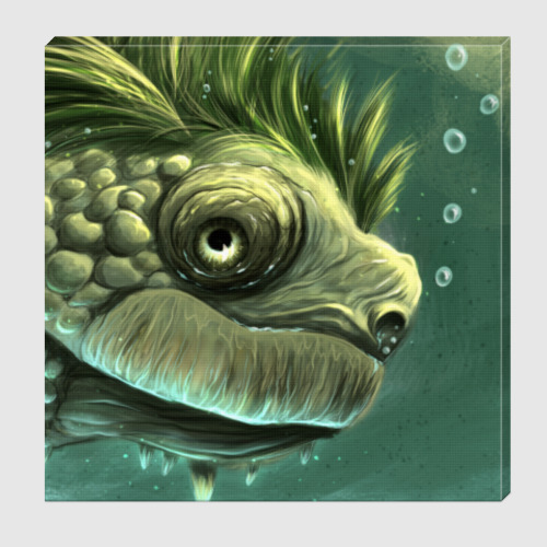 Холст с принтом Фэнтези рептилия