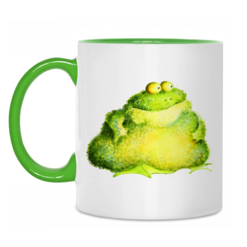 Кружка с принтом Лягушка