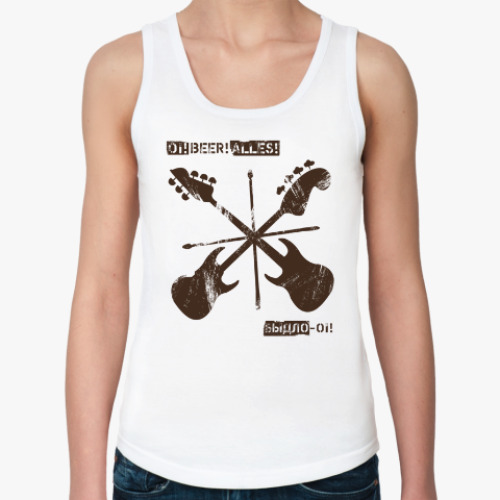 Женская майка с принтом ОВА