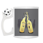 Кружка с футбольным мячиком