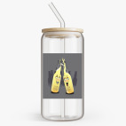 Банка с бамбуковой крышкой