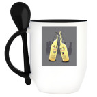 Кружка с ложкой