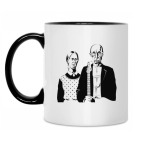 Кружка двухцветная