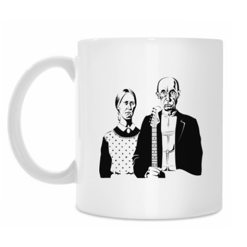 Кружка с принтом Новая готика