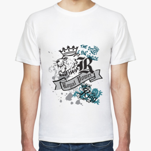 Футболка с принтом KING
