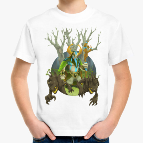 Детская футболка с принтом Dota 2 Nature's Prophet