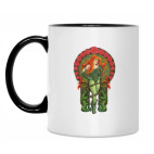 Кружка двухцветная