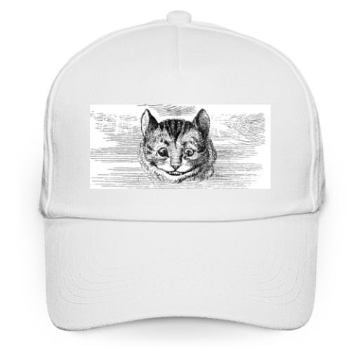 Кепка бейсболка с принтом 'Чеширский кот'