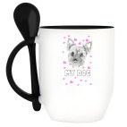 Кружка с ложкой