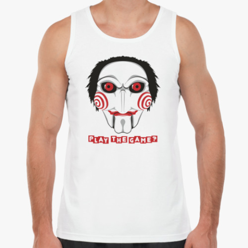 Майка с принтом  «Пила»