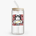 Банка с бамбуковой крышкой