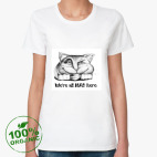 Женская футболка органик