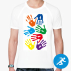 Мужская спортивная футболка