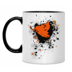 Кружка двухцветная