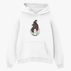 Толстовка худи оверсайз