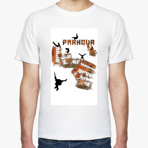 Футболка с принтом Паркур