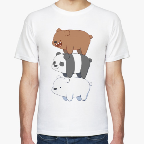 Футболка с принтом Три Медведя