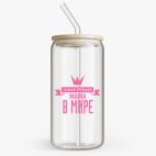 Банка с бамбуковой крышкой