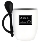 Кружка с ложкой