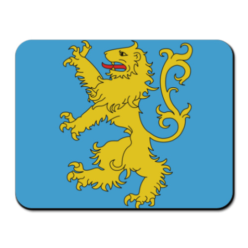 Коврик для мыши с принтом Флаг квартиры Шелдона