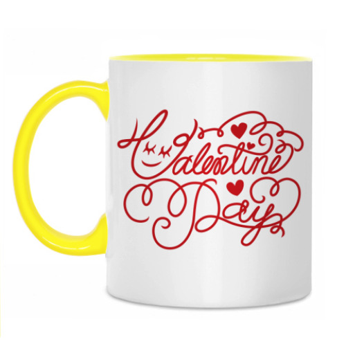 Кружка с принтом С Днем Св. Валентина