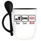 Кружка с ложкой