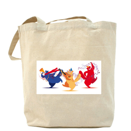 Сумка шоппер с принтом ТриКотаЖ