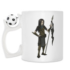 Кружка с футбольным мячиком