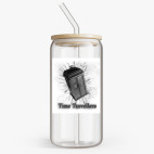 Банка с бамбуковой крышкой