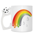 Кружка с футбольным мячиком