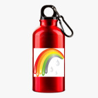 Металлическая бутылка 400 мл UV-DTF