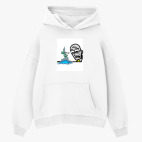 Толстовка худи оверсайз