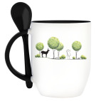 Кружка с ложкой