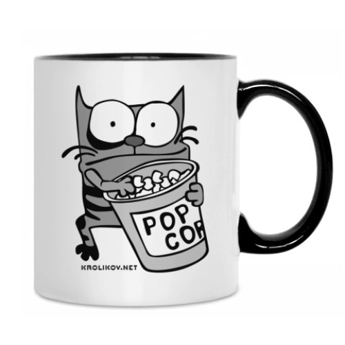 Кружка с принтом КОТЭ