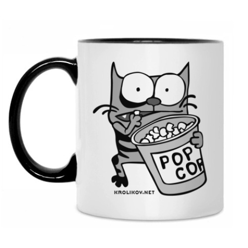 Кружка с принтом КОТЭ