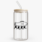 Банка с бамбуковой крышкой