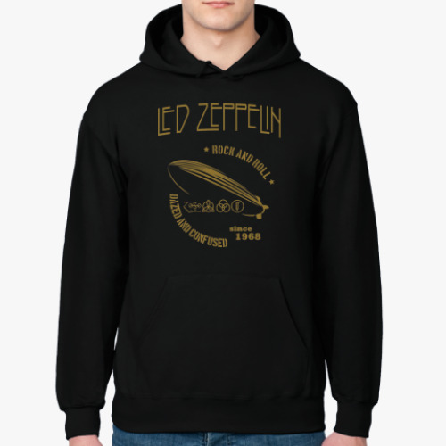 Толстовка худи с принтом Led Zeppelin
