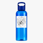 Прозрачная спортивная бутылка