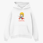 Толстовка худи оверсайз